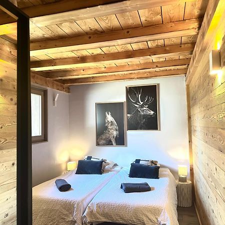 Chalet Le Petit Nicolas, Jacuzzi, Vue Mont Blanc Chamonix ภายนอก รูปภาพ
